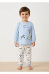 Erkek Bebek mevsimlik pijama takımı-bir beden büyük alınız