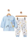 Erkek Bebek mevsimlik pijama takımı-bir beden büyük alınız