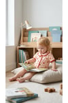Kız Bebek Çilekli Pijama Takımı -Somon