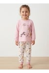 Kız Bebek mevsimlik pijama takımı-bir beden büyük alınız