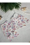 KIZ BEBEK PİJAMA TAKIM PASTEL RENKLİ