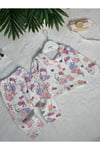 KIZ BEBEK PİJAMA TAKIM PASTEL RENKLİ