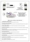 Mira 4 Tekerlekli Patenli Işıklı Spor & Paten Dönüşümlü Çocuk Ayakkabısı / Beyaz - Siyah