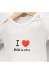 I Love Mom&Dad Uzun Kollu Zıbın
