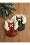 Kız Bebek Natural Bella Lace Romper