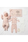 Kız Bebek Pudra Flower Bag Life İs Good 10lu Hastane Çıkışı - Seti