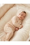 Krem Kız Bebek Royal 2li Tulum Takımı
