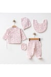Müslin 5li Hastane Çıkışı Seti %100 Natural Cotton