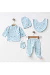 Müslin 5li Hastane Çıkışı Seti %100 Natural Cotton