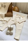 Natural Leopar Desenli 8li Hastane Çıkışı Set