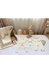 Natural Leopar Desenli 8li Hastane Çıkışı Set