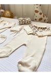 Natural Leopar Desenli 8li Hastane Çıkışı Set
