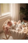 Roba Fırfırlı Çiçekli 2li Kız Bebek Tulum Set