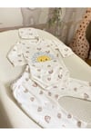 Unisex Gökkuşaklı 3lü Naturel Body Takım