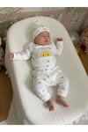 Unisex Gökkuşaklı 3lü Naturel Body Takım