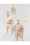 Unisex I Love Mummy-Daddy Tulum 4lü Set