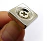 10'LU PAKET 15x15x3 mm (6-3mm) N35 Havşalı Güçlü Neodyum Mıknatıs