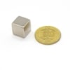 Boy 10mm  En 10mm Kalınlık 10mm N35 seri Güçlü Neodyum Mıknatıs