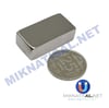 Boy 30mm  En 15mm Kalınlık 10mm N35 seri Güçlü Neodyum Mıknatıs