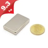 Boy 30mm  En 20mm Kalınlık 5mm N35 seri Güçlü Neodyum Mıknatıs 30X20X5