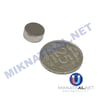 Çap 10mm Kalınlık 5mm N35 Silindir Güçlü Mıknatıs