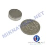 Çap 15mm Kalınlık 5mm N35 Silindir Güçlü Mıknatıs