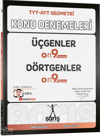 Barış Yayınları TYT - AYT Geometri Üçgenler Dörtgenler Konu Denemeleri