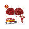 1 Çift 2 Adet Kırmızı Renk 23 Nisan 19 Mayıs 29 Ekim Okul Gösteri Ponponları 04677563