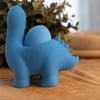 3d Baskı Dinozor Yumurtalık - Sevimli Eggosaurus Yumurta Tutucu-mavi Beyaz