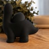 3d Baskı Dinozor Yumurtalık - Sevimli Eggosaurus Yumurta Tutucu-siyah Beyaz
