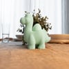 3d Baskı Dinozor Yumurtalık - Sevimli Eggosaurus Yumurta Tutucu-mint Beyaz