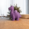 3d Baskı Dinozor Yumurtalık - Sevimli Eggosaurus Yumurta Tutucu-mor Beyaz