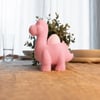 3d Baskı Dinozor Yumurtalık - Sevimli Eggosaurus Yumurta Tutucu-pembe Beyaz