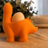 3d Baskı Dinozor Yumurtalık - Sevimli Eggosaurus Yumurta Tutucu-turuncu Beyaz