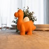 3d Baskı Dinozor Yumurtalık - Sevimli Eggosaurus Yumurta Tutucu-turuncu Beyaz