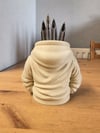 3d Baskı Kapüşonlu Sweatshirt Kalemlik - Masaüstü Organizer-bej Çok Renkli