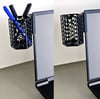 3d Baskı Monitor Kalemlik - Petek Desenli Laptop Kenar Altıgen Kalemlik-siyah Çok Renkli