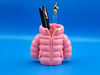 3d Baskı Şişme Mont Kalemlik - Masaüstü Organizer-pembe Çok Renkli