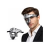 Antik Eskitme Gümüş Erkek Yarım Maske - Phantom & Balo Maskesi Çok Renkli Standart