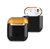 Apple Airpods 2 2.nesil 3in1 Kılıf - Siyah-sarı Çok Renkli