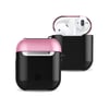 Apple Airpods 2 2.nesil 3in1 Kılıf - Siyah-pembe Çok Renkli