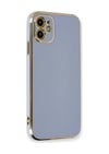 Apple İphone 11 Kılıf Volet Silikon - Mavi 0.2M-Çok Renkli