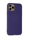 Apple İphone 11 Pro Max Kılıf Nano İçi Kadife Silikon - Mor 0.2M-Çok Renkli
