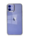 Apple İphone 12 Kılıf Element Silikon - Gümüş 0.2M-Çok Renkli