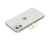 Apple İphone 12 Mini Uyumlu Renkli Kamera Lens Koruma Cam - Sarı-turuncu