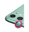 Apple İphone 12 Uyumlu Raze Metal Kamera Lens - Kırmızı