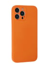 Apple İphone 13 Pro Max Uyumlu Kılıf Nano İçi Kadife Silikon - Turuncu iPhone 17 Pro