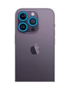Apple İphone 13 Pro Max Uyumlu Neon Fosforlu Kamera Lens - Mavi