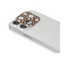 Apple İphone 13 Pro Max Uyumlu Pers Alüminyum Kamera Lens - Gold