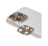 Apple İphone 13 Pro Max Uyumlu Pers Alüminyum Kamera Lens - Gold